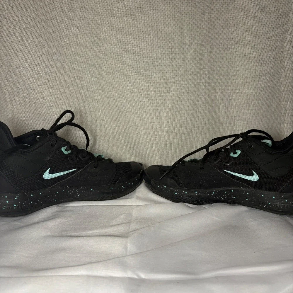 Nike PG 2.5 Mens Basketball Shoes Black Teal Speckled BQ8452-003 Size 11.5